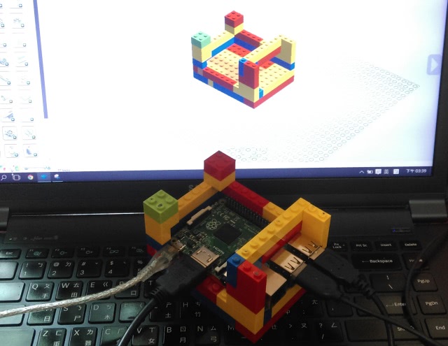用 LEGO 做 Raspberry PI 2 外殼